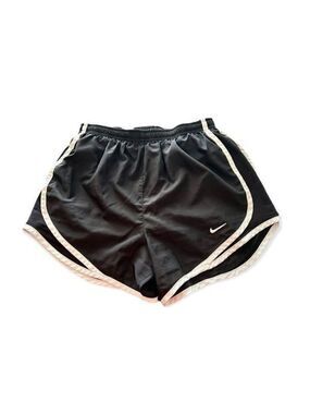 Nike Dri-FIT Tempo Running Shorts - Black & White 3" Inseam Brief-Lined shorts s